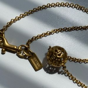 100% authentic coach necklace